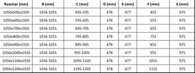 Mexen Lima sprchovací kút 105x90cm, 6mm sklo, chrómový profil-číre sklo, 856-105-090-01-00