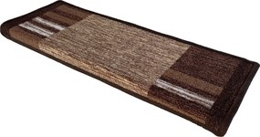 Vopi Nášľapy na schody Geneve hnedý obdĺžnik, samolepiaci - 24x65 obdĺžnik (rozmer vrátane ohybu)