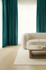 Velúrový záves SOFT VELVET tmavotyrkysový 140x270 cm