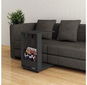 Asir Odkladací stolík EDI 60x45 cm antracit 855DTE2876