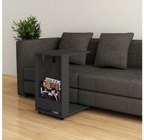 Asir Odkladací stolík EDI 60x45 cm antracit AS0704