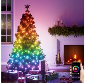 NanoleafN7102K02-25HSL-LEDRGBW Vianočná reťaz 300xLED 2x12m 2700-6500K Wi-Fi IP67