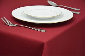 Dekorstudio Obrus na stôl - bordový Rozmer obrusu (šírka x dĺžka): 140x220cm