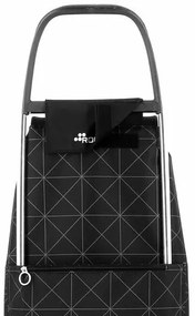 Rolser Nákupná taška na kolieskach I-Max 2 Logic RSG, čierno-biela