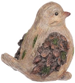 Vtáčik dekorácia, polyresin, 13 x 17 x 15,5 cm