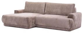 PROXIMA.store - Rohová sedačka plocha spania 138x215 - LATTE TYP ROHU: Ľavý, SKUPINA LÁTOK: Skupina 1