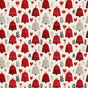 Bavlnené obliečky CHRISTMAS BELLS farebné Rozmer obliečky: 70 x 90 cm | 140 x 200 cm