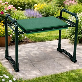 Záhradné sedadlo BestBerg BBTG-KP2 / 58 × 29,6 × 44 cm / zelená