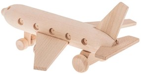 Vulpi Eko drevená hračka Natural - lietadlo