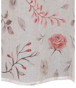 Bielo-ružová záclona 135x45 cm Rose – Sehlbach
