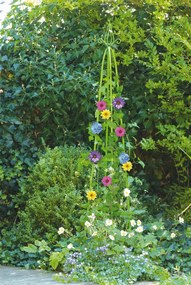 Zahradný okrasný stojan na kvetiny KINZO MT
