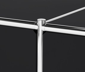 Odkladacia skrinka »CN3« s 1 výklopnými dvierkami, čierna