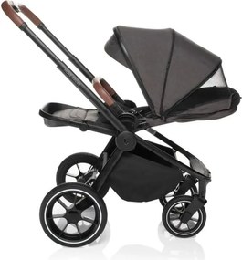 Zopa športový kočík MOVE CROSS + nánožník a pláštenka - rocky grey (black)