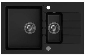 Drez Peter 156 Steingran čierna 78x50x20 + sifón