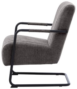 Tmavosivé kreslo Trout – Unique Furniture