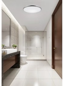 Top Light -LED Kúpeľ. stropné svietidlo SILVER LED/10W/230V IP44 pr. 29 cm chróm