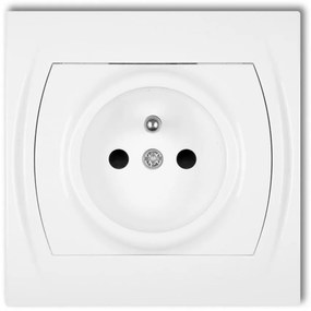 L LGP-1Z zásuvka jednotlivá z/u biela