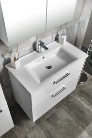 Aqualine Aqualine, ZUNO 85 nábytkové umývadlo 85x45cm, biela, 9085