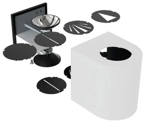 Nordlux - LED vonkajšie nástenné svietidlo CANTO 2×LED/6W/230V IP44 biela