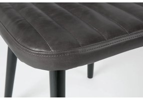 Čierna jedálenská stolička Jake Worn – White Label