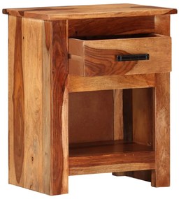 Nočný stolík 40x30x50 cm masívne sheeshamové drevo