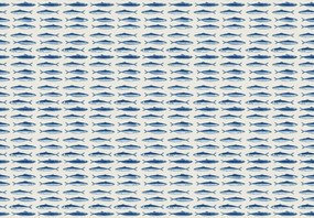 Fototapeta - Modré ryby (147x102 cm)