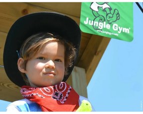 Ihrisko Jungle Home so šmykľavkou a modulom 1-Swing Frame 2.0