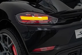 Elektrické autíčko Porsche Spyder RS 718 MP4 čierne