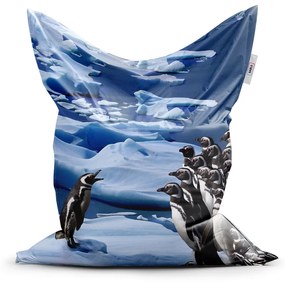 Sablio Sedací vak Tučniaci - 150x100 cm