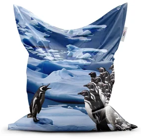 Sablio Sedací vak Tučniaci - 150x100 cm