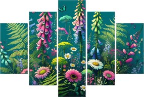 Obraz - Lúčne kvety (150x105 cm)