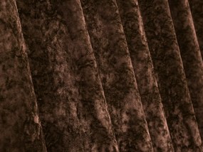 Biante Dekoračný zamatový záves Diana DI-004 Tmavo hnedý 145x140 cm