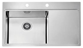 ALVEUS 1103652 - Kuchynský drez PURE 86x52,5 cm satin, ľavý