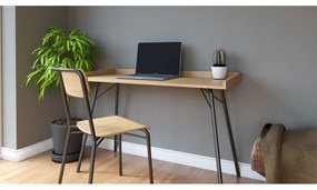 Pracovný stôl s doskou v dubovom dekore 52x115 cm Rayburn – Woodman