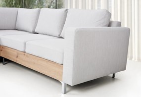 Expedo Rohová sedačka BLOOM WOOD, 235,5x70x212 cm, avellino 118/artisan, pravý