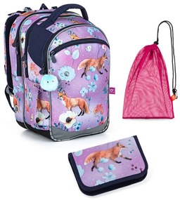 Školský set Topgal COCO 22006 G - školská taška + peračník + vrecko na prezuvky