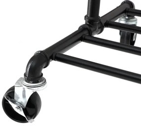 Mobilný stojanový vešiak LINEA čierny