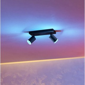 Eglo 901941 - LED RGBW stmievateľné bodové svietidlo MELITELLO-Z 2xLED/3,7W/230V čierna