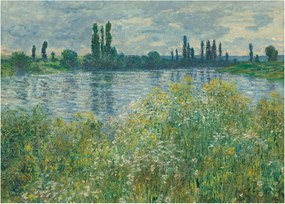 Obraz - Claude Monet, Banks of the Seine, reprodukcia (70x50 cm)