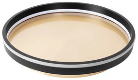 Toolight Toolight, LED stropné svietidlo 40cm, 22W, APP1464, čierna-zlatá, OSW-07981