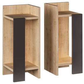 Nočný stolík Elos Oak, 2 ks