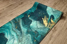 Protišmykový behúň LOTUS SHADOWS 37750 zelený