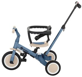 PETITE&MARS - Detská trojkolka 5v1 TURBO Ocean Blue