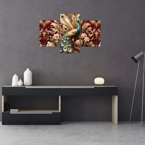 Obraz – Elegantný páv (90x60 cm)