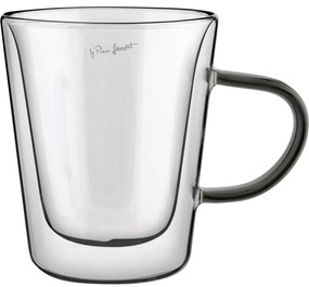 Lamart LT9120 2-dielna súprava pohárov na čajVaso, 300 ml, čierna