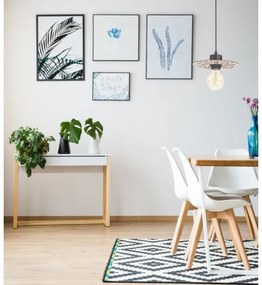 Luster na lanku FALCO 1xE27/60W/230V pr. 20 cm béžová