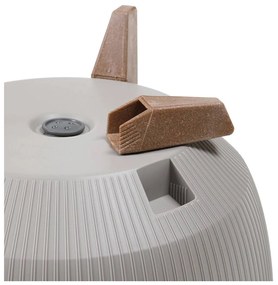 PLASTOVÝ KVETINÁČ ROSA LINEA ECO 15X24 CM KRÉMOVÁ