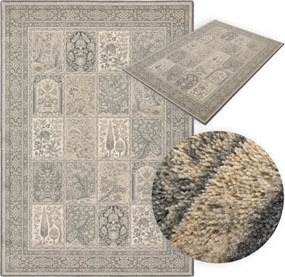 Koberec Agnella Isfahan Timor grafitový