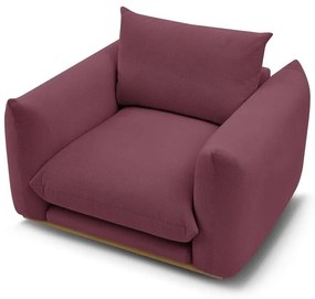 Vínovočervené kreslo Ernest – Bobochic Paris