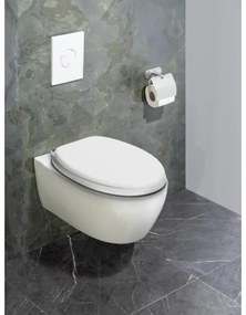 WENKO 22885100-WC sedátko URBIO 36x42,5 cm biela/strieborná